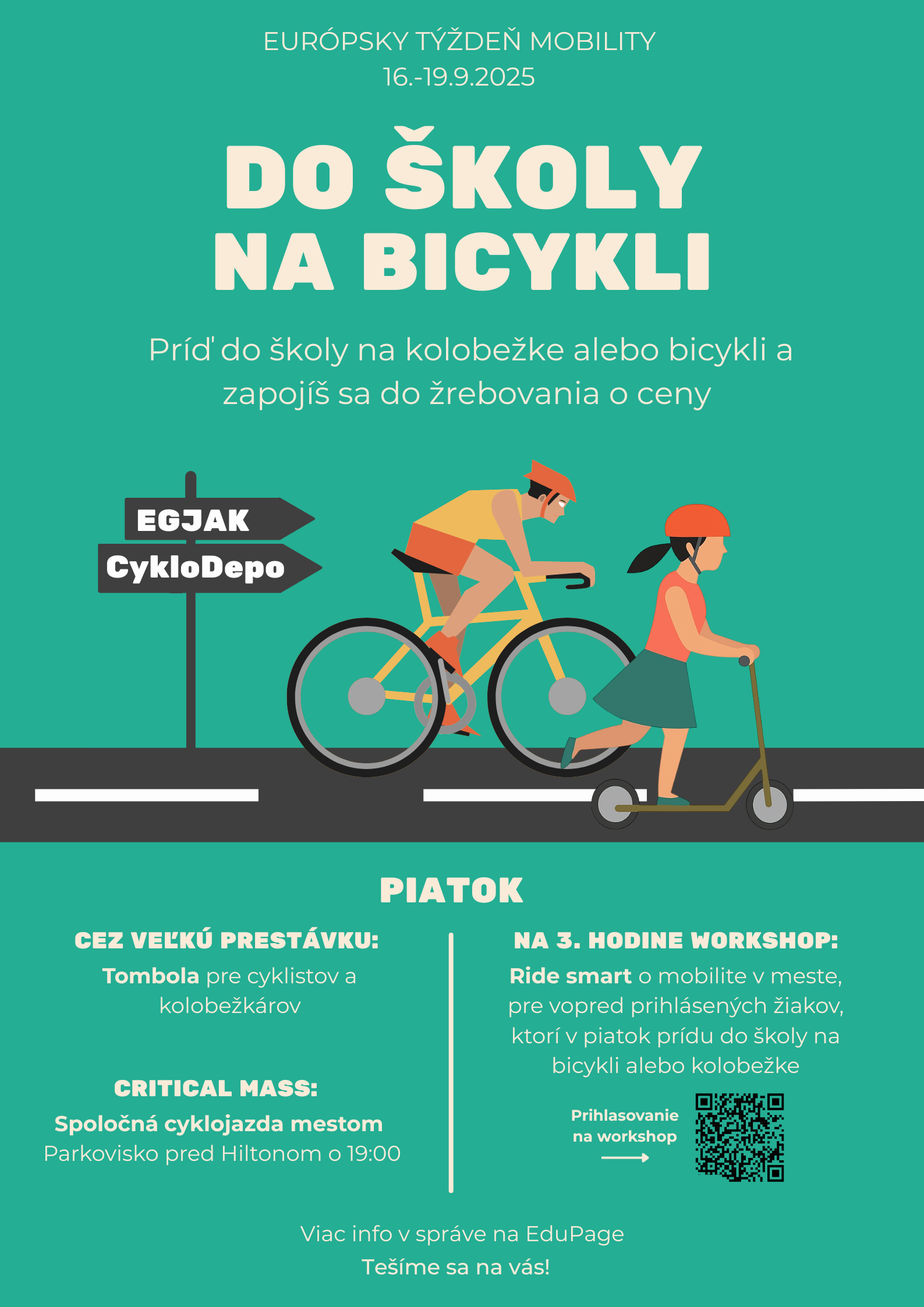 16. – 19. 09. 2025 – Európsky týždeň mobility na Egjaku 