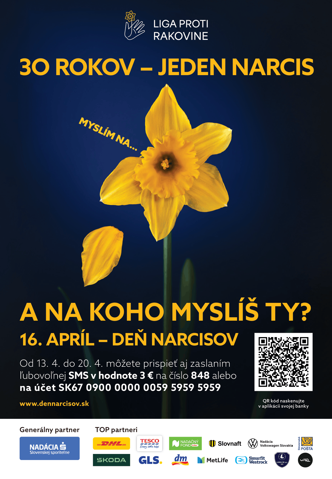 16. 04. 2026 – Zbierka k “Dňu narcisov”